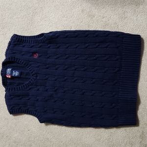 Chaps Sweater Vest Blue Boys - Size 12-14 ( Medium)
